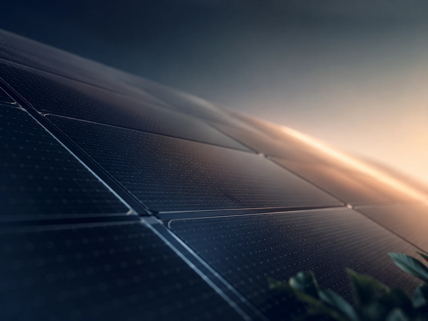 Imagen editorial para tecnología y energía verde