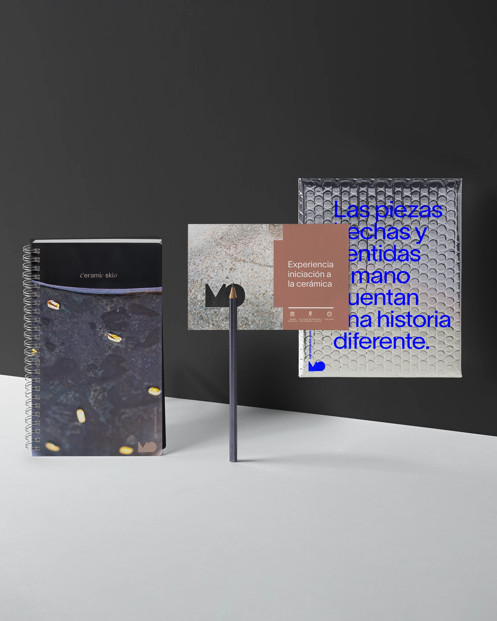 Papelería corporativa de la identidad de sMo Ceramics